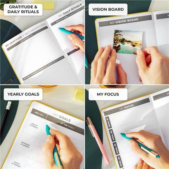 Planner Daily– Undated Agenda & Daily Calendar to Boost Productivity - Picture 4 of 7